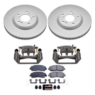 PowerStop® - Z23 Evolution Sport Plain Front Brake Kit with Calipers