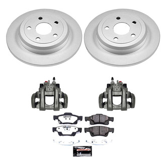 PowerStop® - Z36 Extreme Plain Rear Brake Kit with Calipers