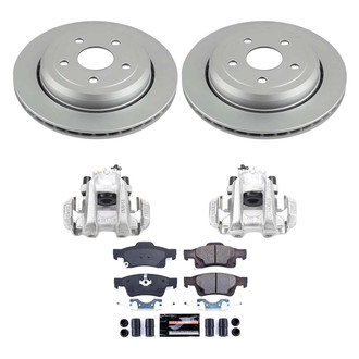 PowerStop® - Z23 Evolution Sport Plain Rear Brake Kit with Calipers