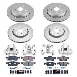 PowerStop® - Z23 Evolution Sport Plain Front and Rear Brake Kit with Calipers