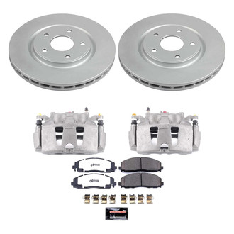 PowerStop® - Z36 Extreme Plain Front Brake Kit with Calipers