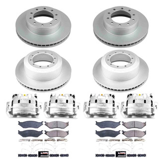 PowerStop® - Z23 Evolution Sport Plain Front and Rear Brake Kit with Calipers