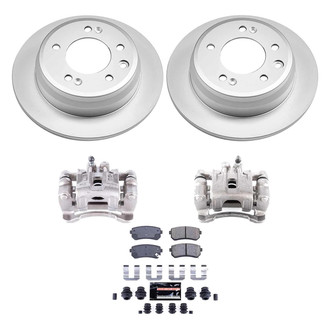 PowerStop® - Z23 Evolution Sport Plain Rear Brake Kit with Calipers