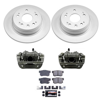 PowerStop® - Z23 Evolution Sport Plain Rear Brake Kit with Calipers