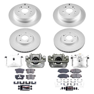 PowerStop® - Z23 Evolution Sport Plain Front and Rear Brake Kit with Calipers