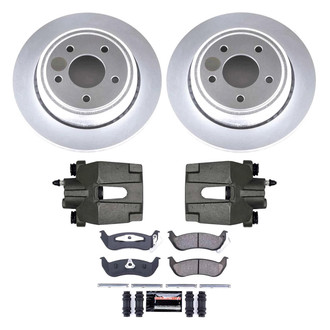 PowerStop® - Z23 Evolution Sport Plain Rear Brake Kit with Calipers