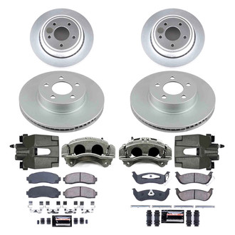 PowerStop® - Z23 Evolution Sport Plain Front and Rear Brake Kit with Calipers