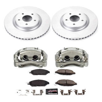 PowerStop® - Z23 Evolution Sport Plain Front Brake Kit with Calipers