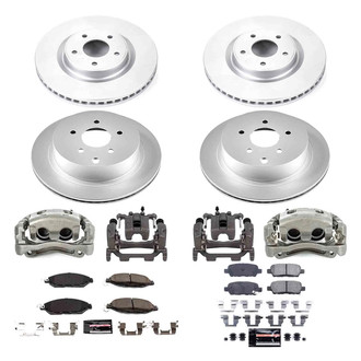 PowerStop® - Z23 Evolution Sport Plain Front and Rear Brake Kit with Calipers