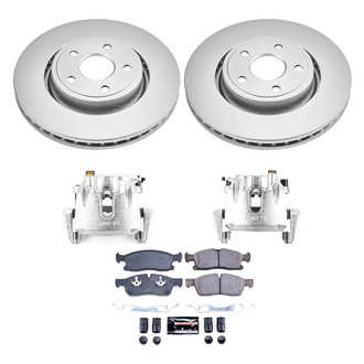 PowerStop® - Z23 Evolution Sport Plain Front Brake Kit with Calipers