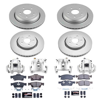 PowerStop® - Z23 Evolution Sport Plain Front and Rear Brake Kit with Calipers