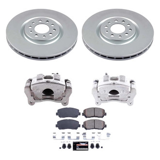 PowerStop® - Z23 Evolution Sport Plain Front Brake Kit with Calipers