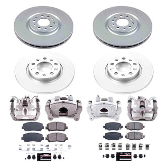 PowerStop® - Z23 Evolution Sport Plain Front and Rear Brake Kit with Calipers