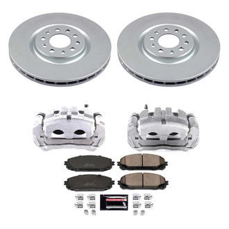 PowerStop® - Z23 Evolution Sport Plain Front Brake Kit with Calipers