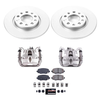 PowerStop® - Z23 Evolution Sport Plain Rear Brake Kit with Calipers