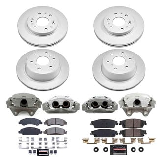 PowerStop® - Z23 Evolution Sport Plain Front and Rear Brake Kit with Calipers