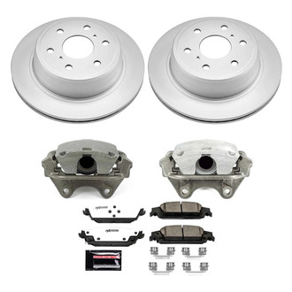 PowerStop® - Z36 Extreme Plain Rear Brake Kit with Calipers