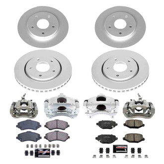 PowerStop® - Z23 Evolution Sport Plain Front and Rear Brake Kit with Calipers