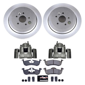 PowerStop® - Z23 Evolution Sport Plain Rear Brake Kit with Calipers