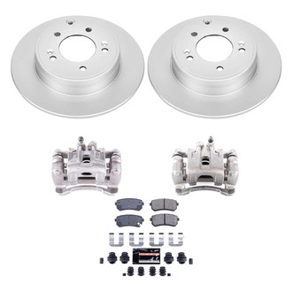PowerStop® - Z23 Evolution Sport Plain Rear Brake Kit with Calipers