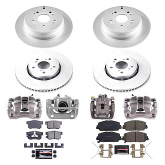 PowerStop® - Z23 Evolution Sport Plain Front and Rear Brake Kit with Calipers