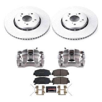 PowerStop® - Z23 Evolution Sport Plain Front Brake Kit with Calipers