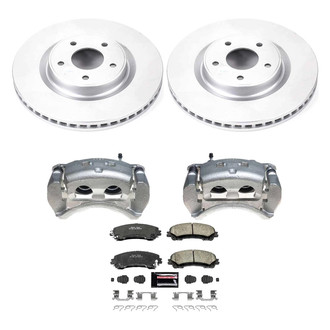 PowerStop® - Z23 Evolution Sport Plain Front Brake Kit with Calipers
