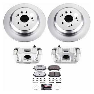 PowerStop® - Z36 Extreme Plain Rear Brake Kit with Calipers