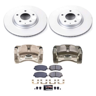 PowerStop® - Z23 Evolution Sport Plain Front Brake Kit with Calipers