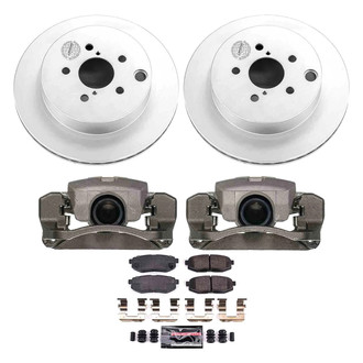 PowerStop® - Z23 Evolution Sport Plain Rear Brake Kit with Calipers