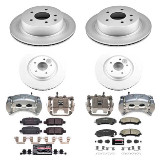 PowerStop® - Z23 Evolution Sport Plain Front and Rear Brake Kit with Calipers