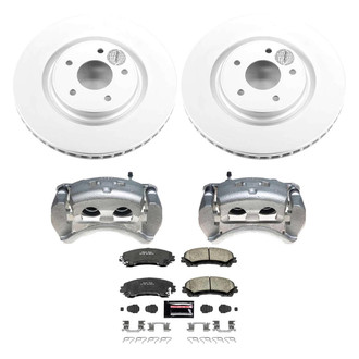 PowerStop® - Z23 Evolution Sport Plain Front Brake Kit with Calipers