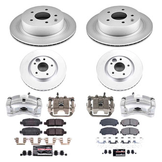 PowerStop® - Z23 Evolution Sport Plain Front and Rear Brake Kit with Calipers