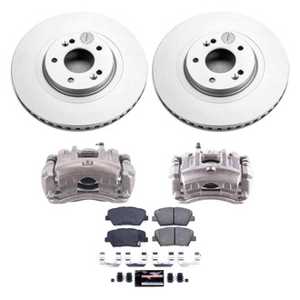PowerStop® - Z23 Evolution Sport Plain Front Brake Kit with Calipers