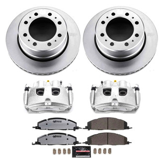 PowerStop® - Z36 Extreme Plain Rear Brake Kit with Calipers