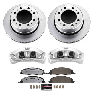 PowerStop® - Z36 Extreme Plain Rear Brake Kit with Calipers