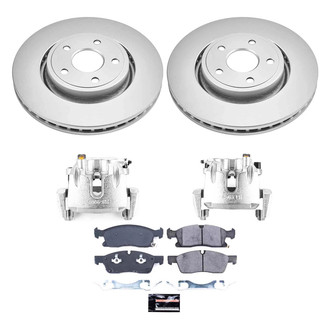PowerStop® - Z23 Evolution Sport Plain Front Brake Kit with Calipers