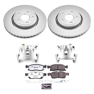PowerStop® - Z36 Extreme Plain Front Brake Kit with Calipers