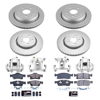 PowerStop® - Z23 Evolution Sport Plain Front and Rear Brake Kit with Calipers