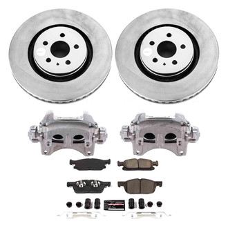 PowerStop® - Z23 Evolution Sport Plain Front Brake Kit with Calipers