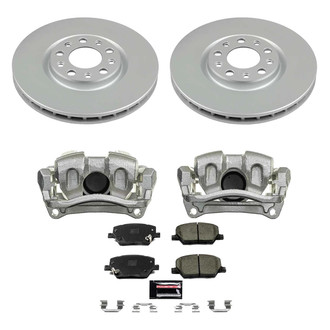 PowerStop® - Z23 Evolution Sport Plain Front Brake Kit with Calipers