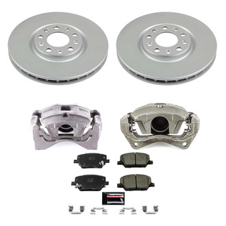PowerStop® - Z23 Evolution Sport Plain Front Brake Kit with Calipers