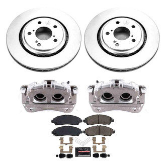 PowerStop® - Z23 Evolution Sport Plain Front Brake Kit with Calipers