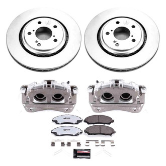 PowerStop® - Z36 Extreme Plain Front Brake Kit with Calipers