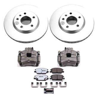 PowerStop® CPR7400-36 - Z36 Extreme Plain Front Brake Kit with Calipers