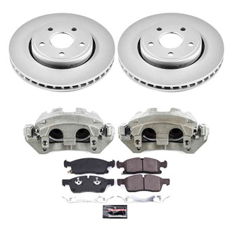 PowerStop® - Z23 Evolution Sport Plain Front Brake Kit with Calipers
