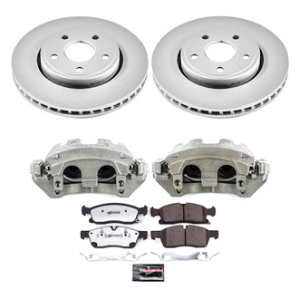 PowerStop® - Z36 Extreme Plain Front Brake Kit with Calipers