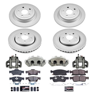 PowerStop® - Z23 Evolution Sport Plain Front and Rear Brake Kit with Calipers