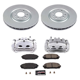 PowerStop® - Z23 Evolution Sport Plain Front Brake Kit with Calipers