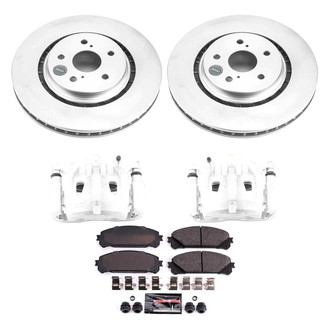 PowerStop® - Z23 Evolution Sport Plain Front Brake Kit with Calipers